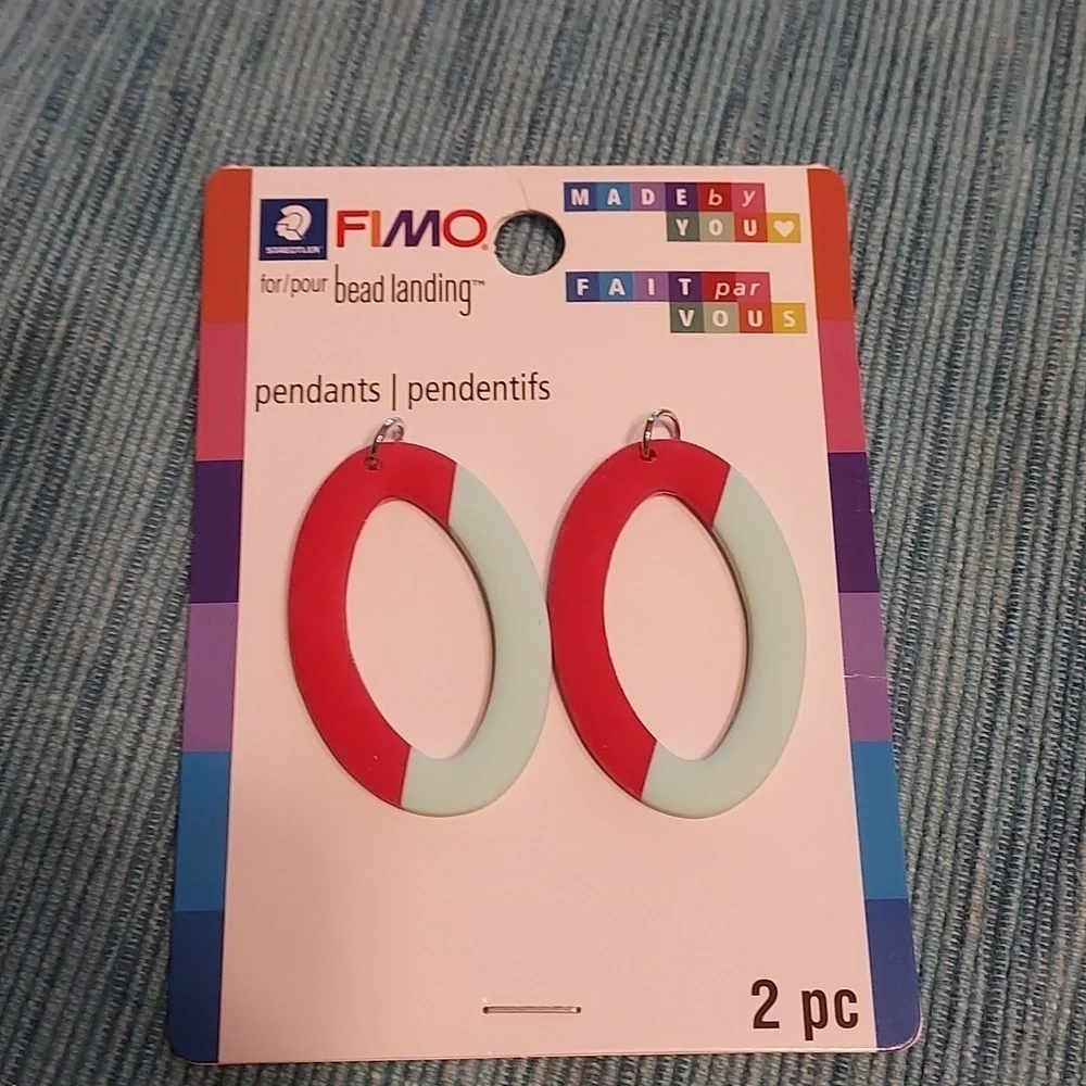 FIMO bead Landing Pendants new